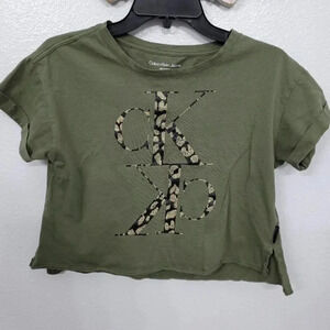 Calvin Klein Rhinestone Crop Top